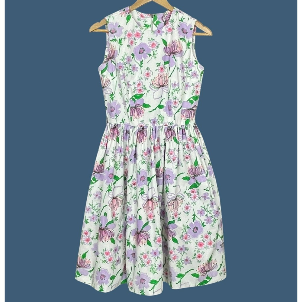 Vintage 70s The Lilly Lilly Pulitzer Floral Midi Dress Size 10 Preppy Resortwear